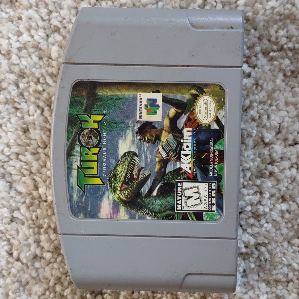 Turok Nintendo 64 Game: Turok Dinosaur Hunter